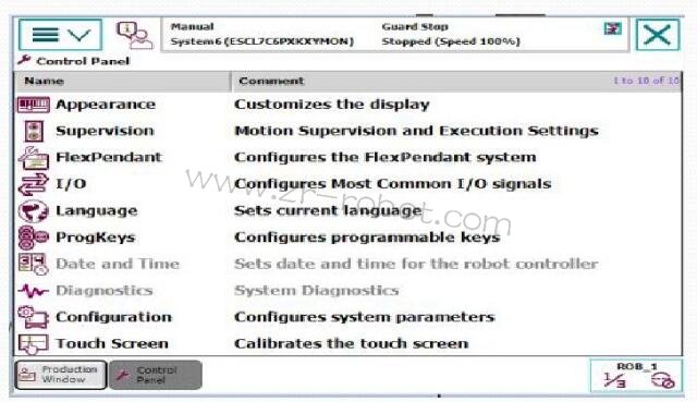 認(rèn)識(shí)ABB工業(yè)機(jī)器人示教器主要組成
