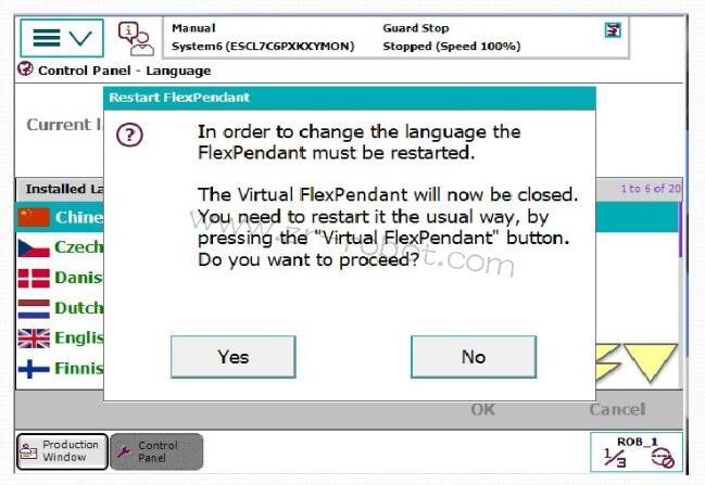 認(rèn)識(shí)ABB工業(yè)機(jī)器人示教器主要組成