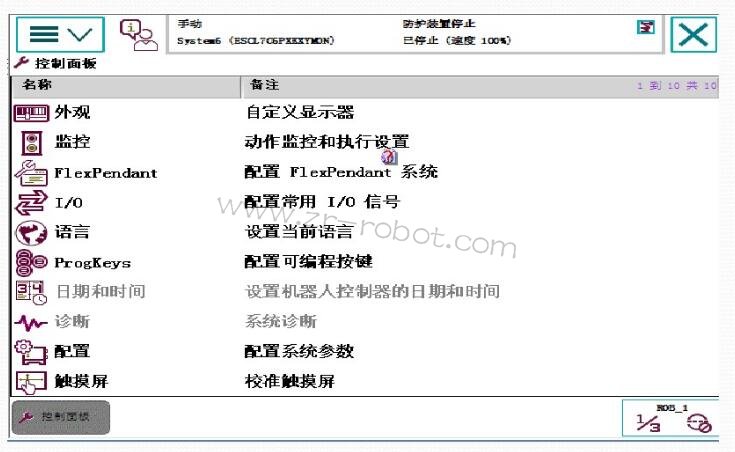 認(rèn)識(shí)ABB工業(yè)機(jī)器人示教器主要組成