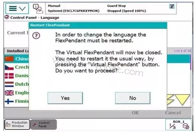 ABB���I�C����ʾ��������Ҫ�M�ɼ��O�÷���