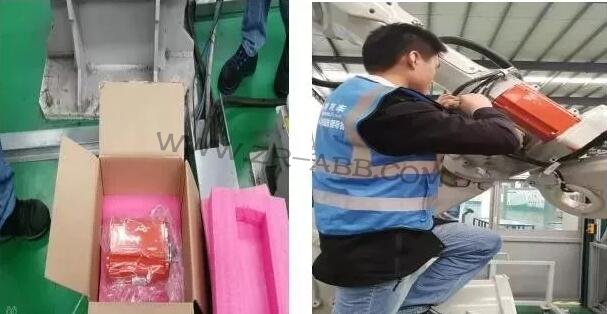 ABB機器人IRB6640四軸伺服電機更換服務