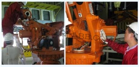 ABB機器人保養-機器人本體標準保養