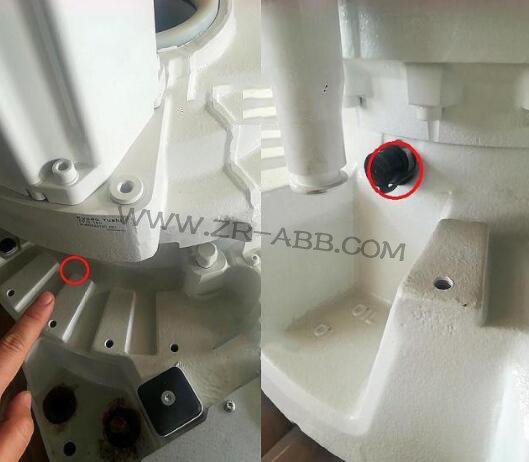 ABB機器人IRB460保養換油流程