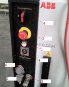 ABB機(jī)器人示教器維修常用的按鈕功能