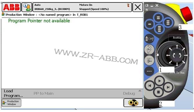 ABB機(jī)器人示教器維修常用的按鈕功能
